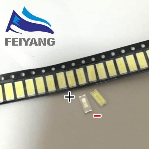 200pcs FOR Maintenance tcl LED LCD TV backlight lights with light tube 7030 6V LED strip light beads SAMSUNG