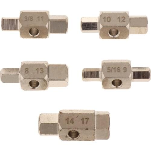 5pcs Automotive Car Axle Gearbox Oil Sump Plug Tool Fill Drain Plug Key Set