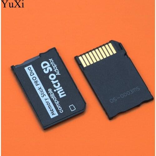 YuXi Support Memory Card Adapter Micro SD To Memory Stick Adapter For PSP Micro SD 1MB-128GB Memory Stick Pro Duo