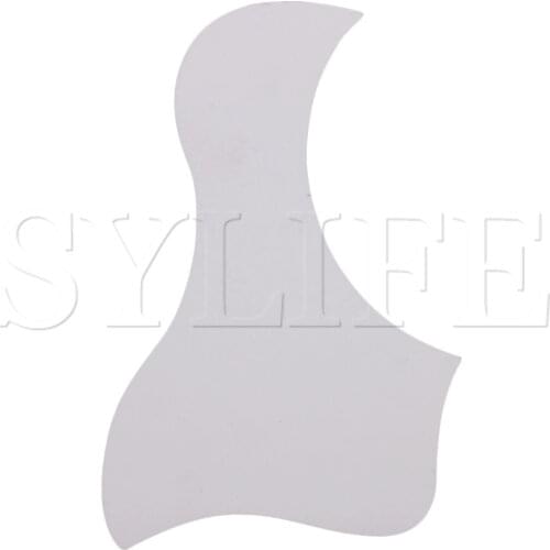 Black 18x10cm Plastic Duck Shape Pickguard Scratch Plate for Folk Guitar