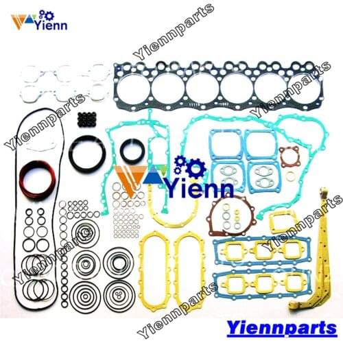 For HINO EM100 Full Gasket Kit 04010-0154 With Head Gasket 11115-1781 For Super Dolphin FH288 8ton 9419cc EM100 Engine Parts