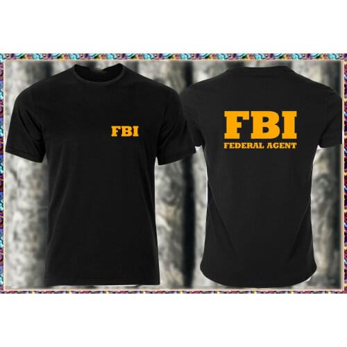 FBI T-SHIRT Christmas Shirt Hip Hop Men T Shirt Men Short Sleeve Cotton Tshirt Tees