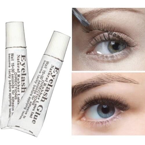 6PCS/10PCS False Eyelash Glue Adhesive Black Clear Eye Lash Gel Mild Waterproof Strong Powerful Eyes Makeup Cosmetic Tools TSLM