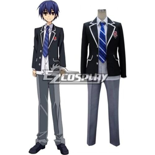 Date A Live Itsuka Shidou Boys School Uniform Suit Set Mens Adult Halloween Cosplay Fancy Outfit Cosplay Costume E001