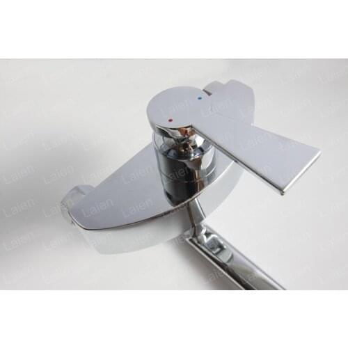 All copper faucet hot and cold shower two joint surface mounted shower head showerhead suite bathtub faucet