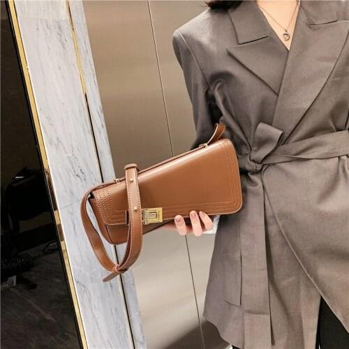 Fashion Exquisite Shopping Bag Retro Casual Women Totes Shoulder Bags Female Leather Solid Color Chain Handbag for Women 2021