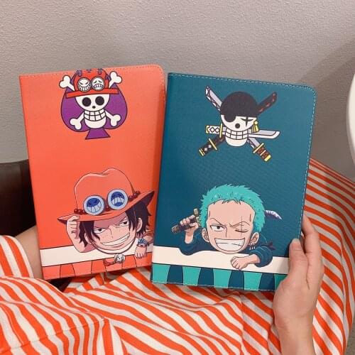 Japanese Anime One Piece Luffy Zoro Soft Tablet Protective Case For iPad Air 1 2 3 Mini 4 5 Pro 2017 2018 2019 2020 Cover