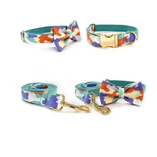 Personalized Pet Collar Puppy Accessory Adjustable Custom Nameplate Dog Collars Can lettering