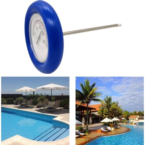 Swimming Pool Spa Floating Thermometer Easy Read Dial Indicator Device