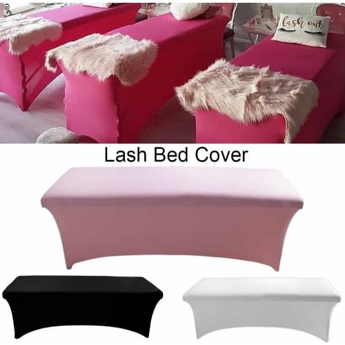 1pcs Lash Bed Cover Eyelash Extension Sheets Stretchable Cosmetic Elastic Table Sheet For Grafted Eyelashes Makeup Tools Salon