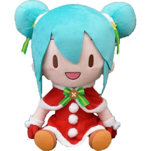 Pre-Sale VOCALOID Hatsune Christmas Ver. Anime Figures Stuffed Toy Plush Doll Toy Gifts Anime Plush Soft Pillow Plush Doll