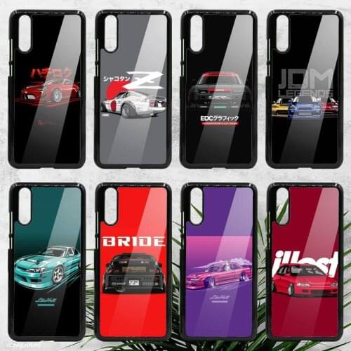 Sport car BRIDE JDM Phone Case For Samsung galaxy S note 8 9 20 10 e lite2019 plus pro ultra Hard TPU PC