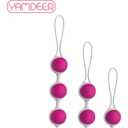 Safe Silicone Smart Vagina Muscle Trainer Kegel Ball Egg Intimate Vagina Tighten Exercise Machine Sex Toy for Women