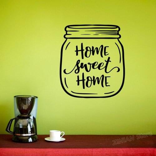 Home Sweet Home Farmhouse Wall Vinyl Decal Home Decor Living Room Lettering Quote Wall Stickers Bedroom Wall Posters A327