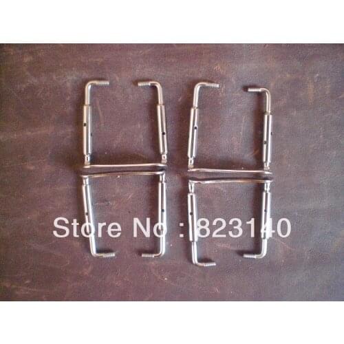 10 PCs Violin Chin Rest Screw Silver color 4/4