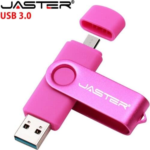 JASTER USB 3.0 best selling fashion 360 degree rotating OTG external storage U disk 4GB 8GB 16GB 32GB 64GB flash drive