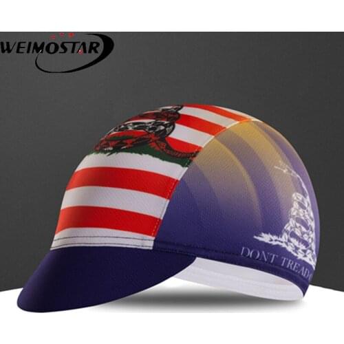 Weimostar Team Coolmax Pro Team Ciclismo USA Breathable Summer Windproof Anti-sweat Cycling Cap Bike Hat Riding Caps