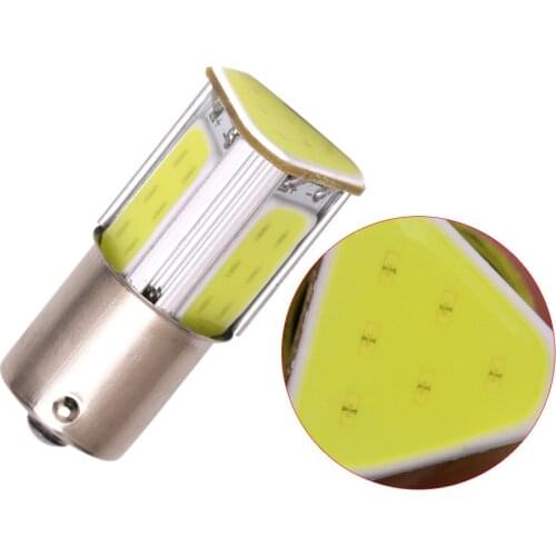 1pcs 1156 P21W BA15S 1157 P21/5W BAY15D COB Car Lights Canbus Brake Turn Signal Lights Parking Backup Reverse Tail Light Bulbs