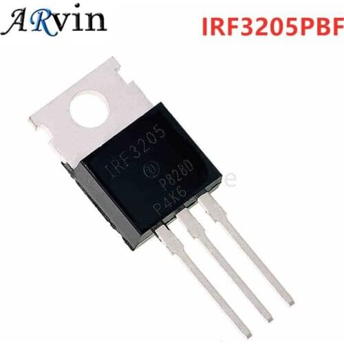 10PCS IRF3205PBF TO220 IRF3205 TO-220 HEXFET Power MOSFET new and original IC