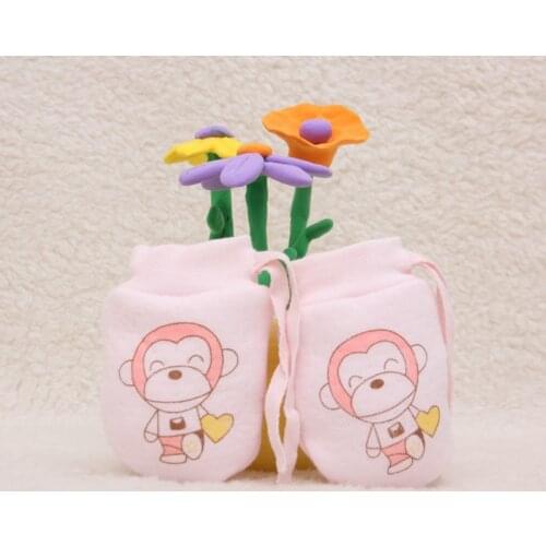 100% cotton baby gloves Neonatal gloves comfortable breathable baby gloves newborn baby mitten