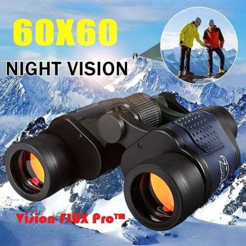 Telescope 60X60 HD Binoculars High Clarity 10000M High Power For Outdoor Hunting Optical Lll Night Vision binocular Fixed Zoom