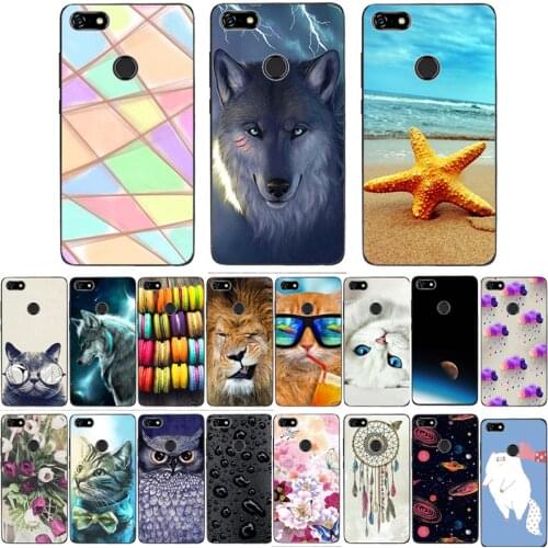 For Lenovo A5 L18021 Case 5.45'' Fashion silicone Soft TPU Cute Back Cases for Lenovo A5 Phone Cover Protective Shells Coque