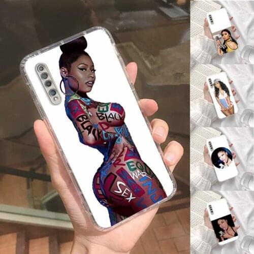 Nicki Minaj Phone Case Transparent For Xiaomi Redmi note 3 9 7 4 8 8T 10 CC9E 11ULTRA T lite PLAY pro 4G 5G Soft coque shell