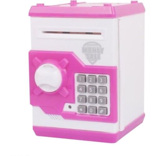 Childrens Electronic Money Box with Smart Voice Childrens Toy Money Box Saving Safe Deposit Mini ATM Machine Kids Gift Box