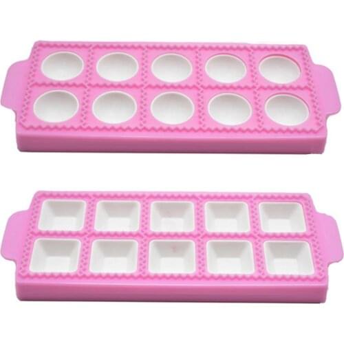 10 Grids Tortellini Molds Ravioli Aluminum Shape Dumplings Dumplings Kitchen DIY Tools For Making Pastry Dumplings Kitchen Tool