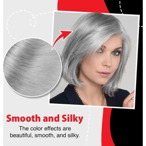 Y1UF Unisex Gray Hair Dye Cream 100ML Permanent Color Hairstyle Silver Coverage Long-Lasting Easy to Use