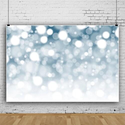 Laeacco Light Bokeh Photo Backgrounds Shiny Polka Dots Poster Baby Newborn Portrait Toys Photocall Photography Background Banner