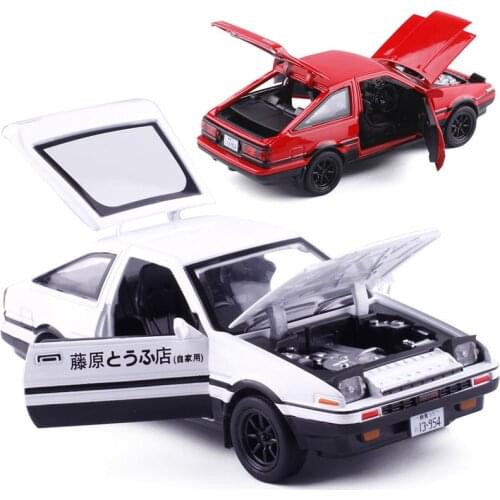 HOT Toy Car INITIAL D AE86 Metal Toy Alloy Car Diecasts & Toy Vehicles Car Model Miniature Scale Model Car Toys For Children