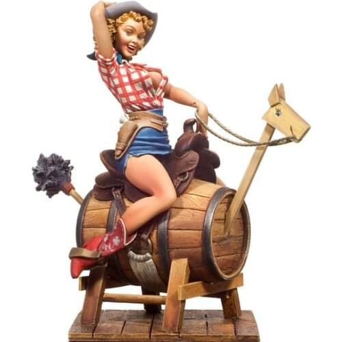[Loong Way Miniatures] Andrea Miniatures Pin Up Series Hit the Leather 75mm Metal Miniature