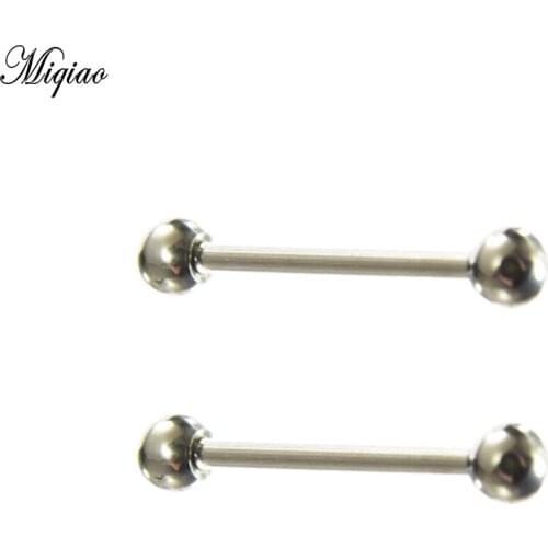 Miqiao 1pcs Ear Bone Nail Tongue Nail Body Piercing Jewelry Stainless Steel