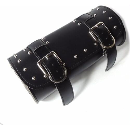 Motorcycle Sport Saddlebag PU Leather Tool Bag For Honda Yamaha Suzuki Harley