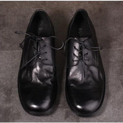 New Genuine leather Formal Suit Dress Shoes Flat heel Fashion Hot Mens Business Shoes