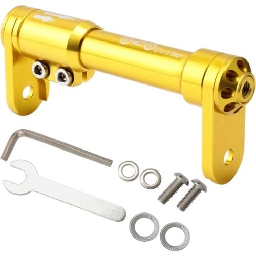 New MUQZI Folding Bike Easy Wheels Extension Bar Aluminum Alloy Easy Wheel Extender for Brompton Folding Bike