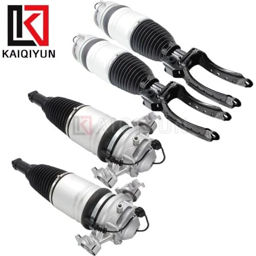 Front+Rear 4PC Air Shock Absorber Strut For Audi Q7 VW Touareg Porsche Cayenne 2011-2018 7P6616019K 7P6616039N 7P6616020K