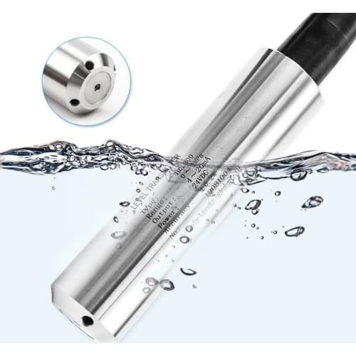 Submersible Deep Well Water Level Sensor 0-5V 20M Range Stainless Steel Probe