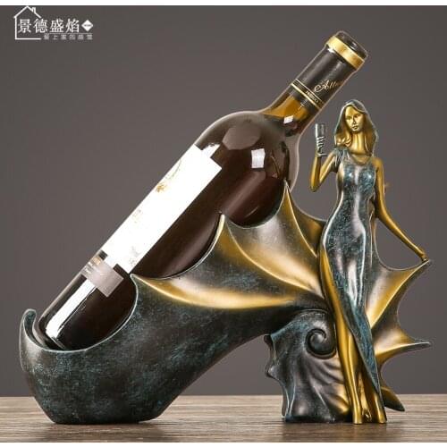 Style red wine shelf decoration household modern simple living room wine cabinet shelf Nordic wine decoration home