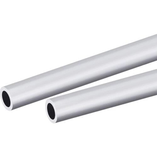 Uxcell 6063 Aluminum Round Tube 10mm OD 7mm Inner Dia 250mm Length Pipe Tubing 2 Pcs