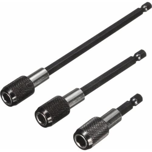 XNEMON 1PC 1/4'' Hex Quick Release Magnetic Screwdriver Bit Holder 60-150mm Extension Bar