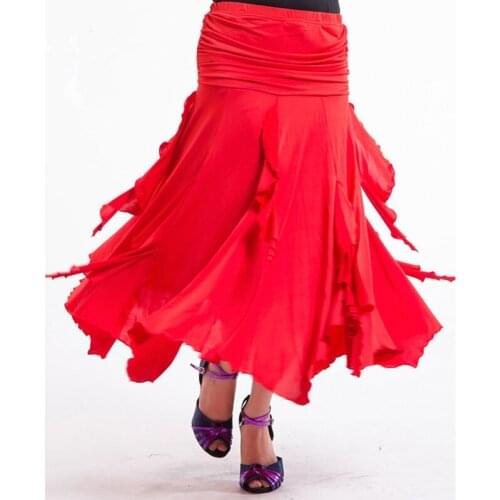 Women Modern Ballroom Dance Half-length Dress Square Dance Costumes Ballroom Practice Wear Dance Competition Dresses