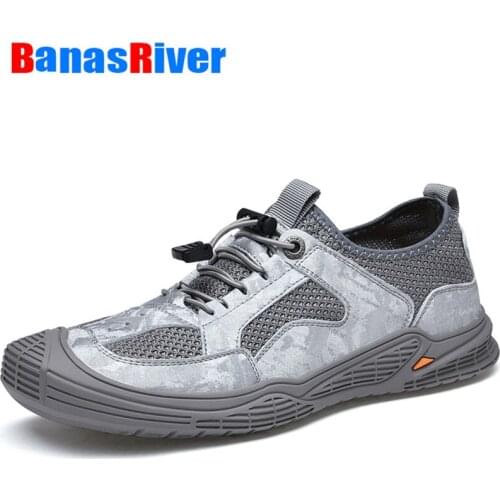 2022 Mesh Sneakers Casual Lac-up Driving Men Shoes Lightweight Comfortable Breathable Walking Zapatillas Hombre Outdoor Sport