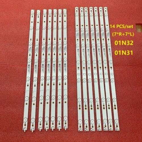 5set=70pcs LED backlight strip for 55PUS6581 55PUS6561 55PUS6101 55PFF5701 55PUS6501 LB55072 55PUH6101 55PUS6401 01N31 01N32-A