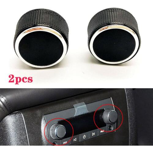 Rear Control Knob Audio Radio For Chevrolet Cadillac Escalade Enclave Tahoe GMC 2007-2013 Car Air Condition Button Trim