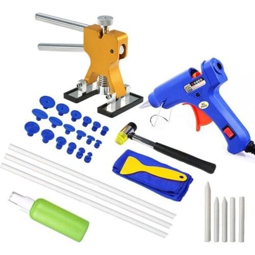 Car Dent Puller with Glue Puller Label To Remove Car Sheet Metal Dent Repair Tool Set Non-marking Suction Cup