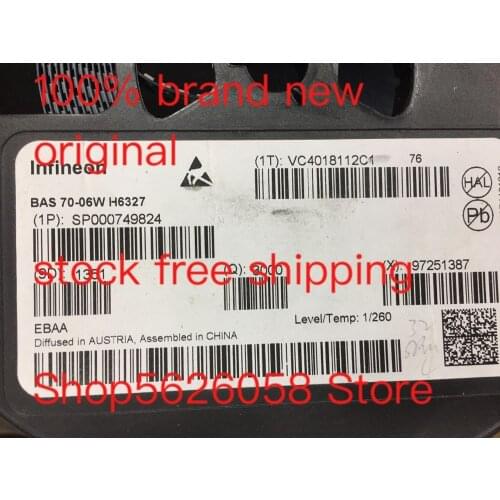 BAS70-06WH6327 BAS70-06W BAS70 SOT323 100% new original freeshipping 50PCS/LOT STOCK