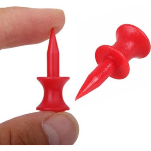 50Pcs Ball Holder Standing Nails Plastic Golf Tees Golfer Training Accessories