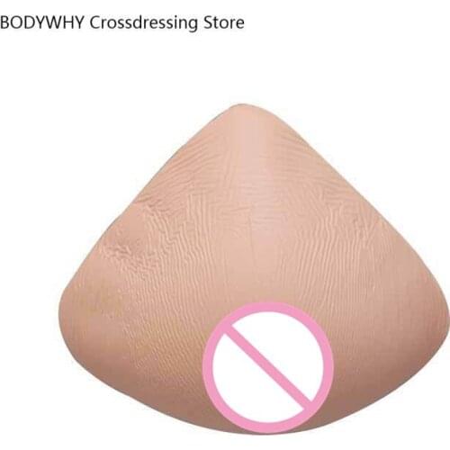 New Breast Bra Double Layer Breathable False Breast Post-operative Rehabilitation Silicone Breast False Breast